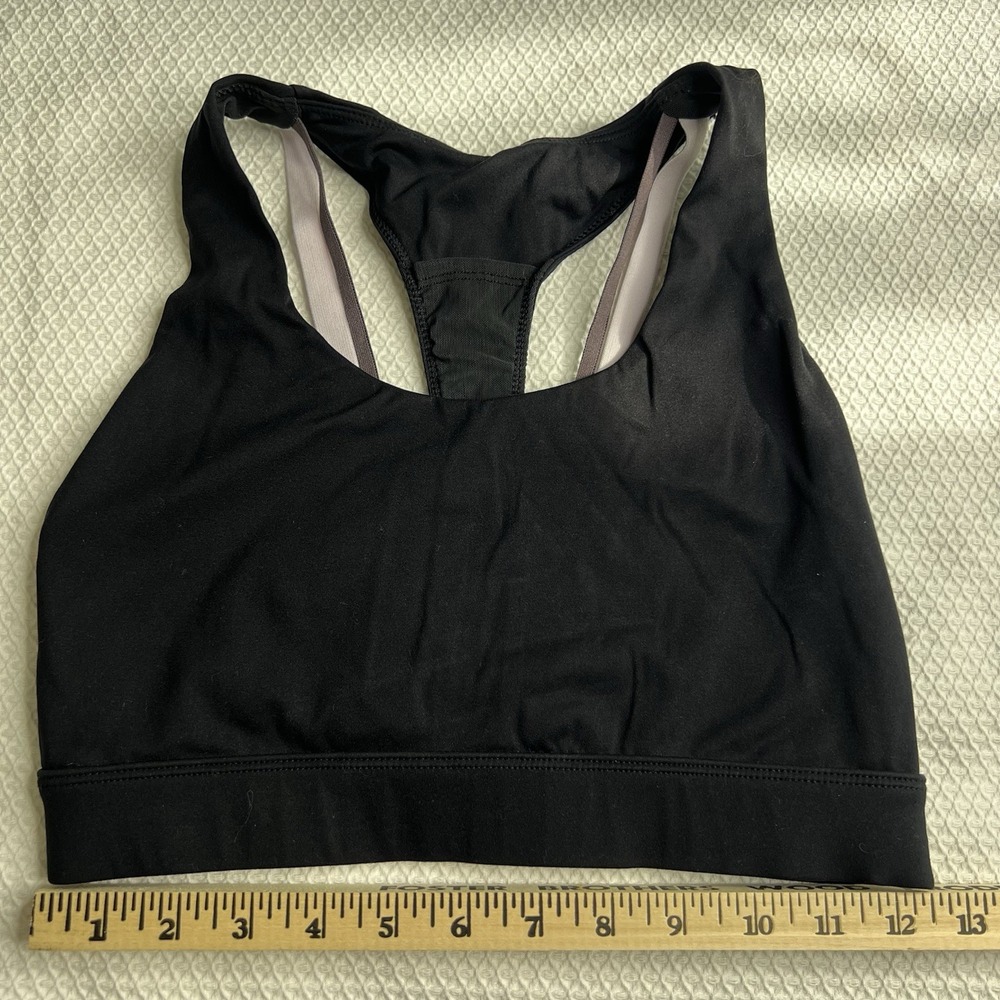 Fabletics Womens Black Multicolor‎ Sports Bra With Pads Size POSSIBLY medium